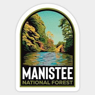 Manistee National Forest MI Sticker